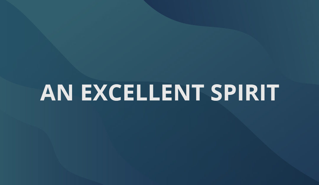 An Excellent Spirit